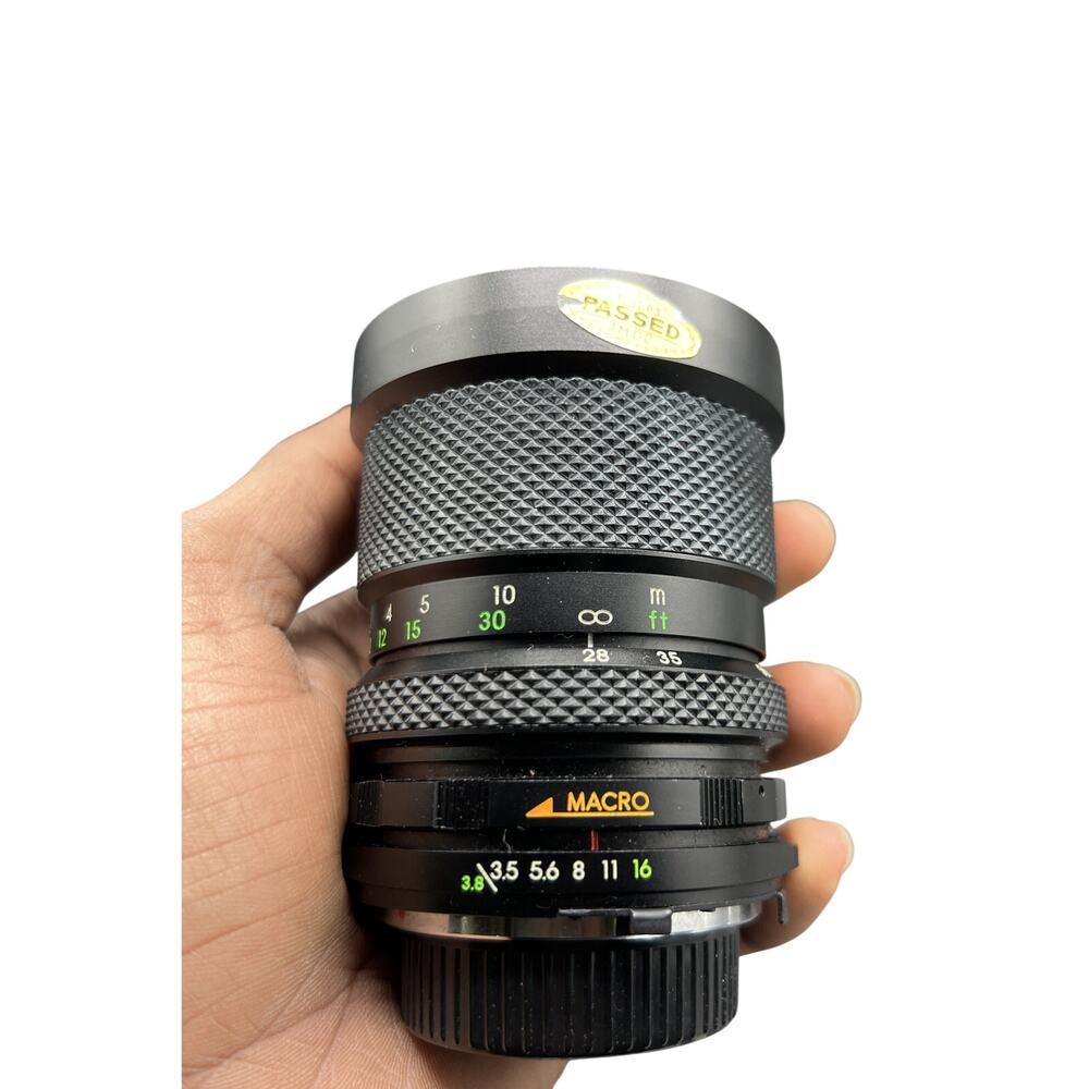 📸 Rokinon MC 28mm f/3.5 Macro Manual Focus Wide Angle Vintage Lens Film SLR 70s